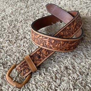 Vogt leather belt